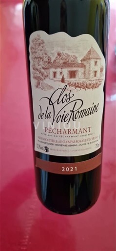 Tây Nam Pécharmant Clos de la Voie Romaine 2021