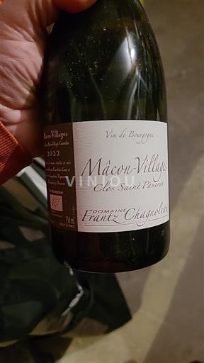 Bourgogne Mâcon và Mâcon-villages Domaine Franck Chagnoleau Clos Saint Pancras 2022