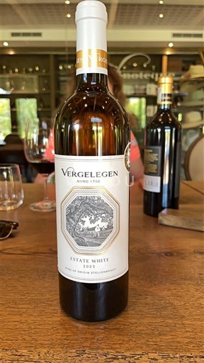 Regione Costiera Stellenbosch Vergelegen Estate White 2023