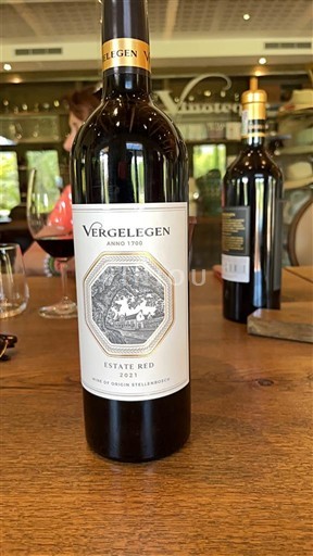 Regione Costiera Stellenbosch Vergelegen Estate Red 2021