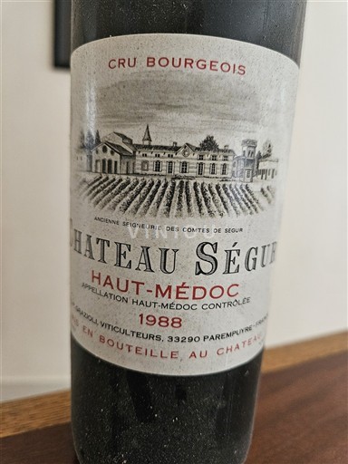 Bordeaux Haut-Médoc Château Ségur 1988