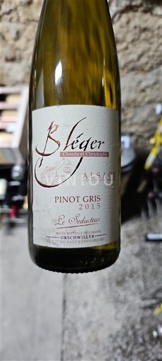 Alsácia Bléger Le Séducteur 2015