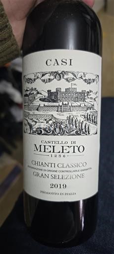 Toscane Chianti Classico Castello di Meleto Casi 2019