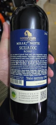 Sicily Donnafugata Mille e una Notte 2020