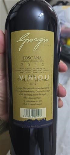 Toscane Niet gespecificeerd Fontodi La Massa Giorgio 2012