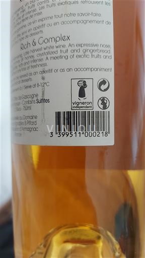 Zuidwest-Frankrijk Côtes de Gascogne Gros &petit Manseng 2020