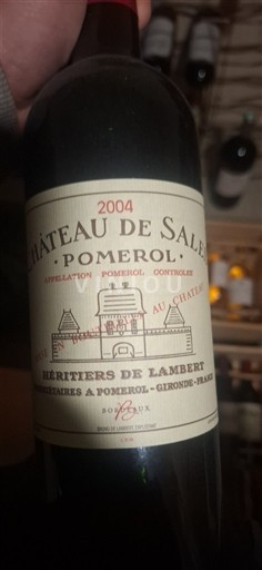 Bordeaux Pomerol Château Sales 2004