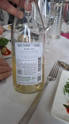 Linguadoca e Rossiglione Coteaux di Béziers Hauts Comme 3 Pommes 2024