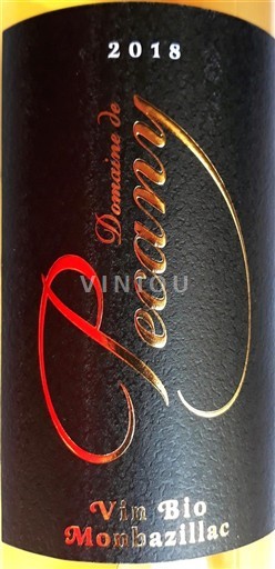 Tây Nam Monbazillac Domaine Pecany 2018