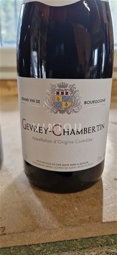Bourgogne Gevrey-chambertin Cave sainte marue la blanche 2023