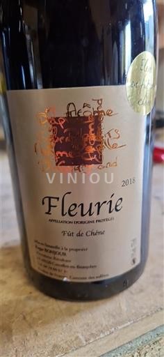 Beaujolais Fleurie Domaine S Archères Fût de Chêne 2018