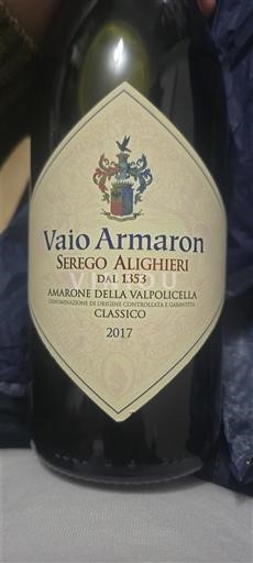 Vénétie Không được chỉ định Serego Alighieri Vaio Armaron 2017