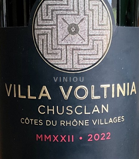 Rhône Valley Côtes du Rhône Villages Villa Voltini CHUSCLAN 2022