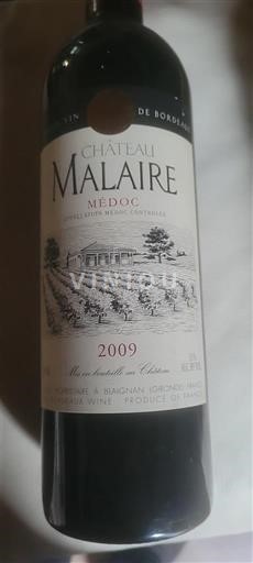 Bordeaux Médoc Château Malaire 2009