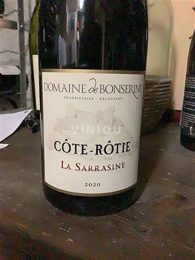 Rhônevallei Côte-rôtie Domaine Bonserine La Sarrasine 2020
