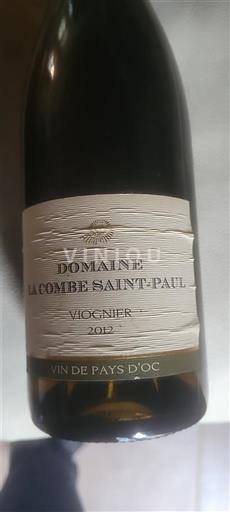 Langvedok Ni doloceno Domaine La Combe Saint-Paul Viognier 2012