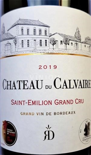Bordeaux Saint-Émilion Grand Cru Château Calvaire Grand Cru 2019