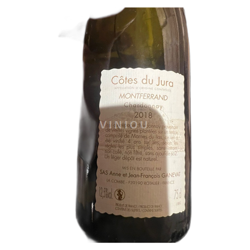 Jura Côtes-du-jura Domaine Ganevat Montferrand 2018