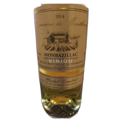 Sudoeste Monbazillac Domaine de Montlong Vieilli en fût de chêne 2014