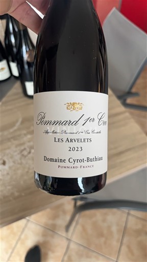 Borgonha Não especificado Premier Cru Domaine Cyrot-Buthiau Les Arvelets 2023