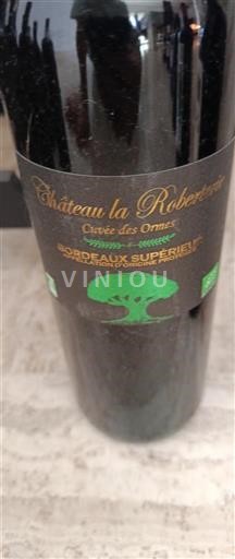 Bordeaux Bordeaux Supérieur Château La Robertie des Ormes 2020