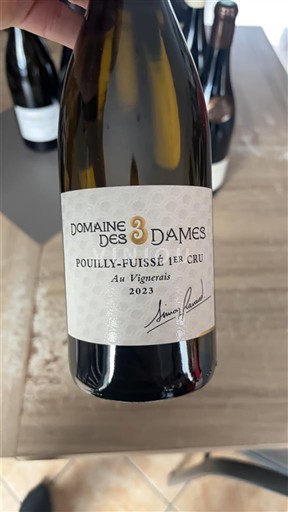 Wijnen Blanc sec Au Vignerais Domaine S 3 Dames 2023 Frankrijk Bourgondië Niet gespecificeerd AOC Premier Cru