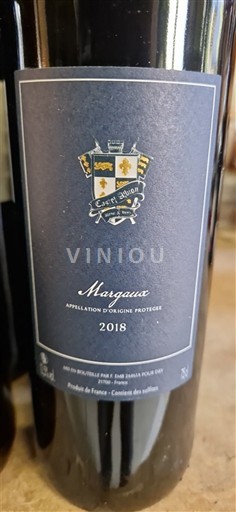 Bordéus Margaux Carré d'Or 2018