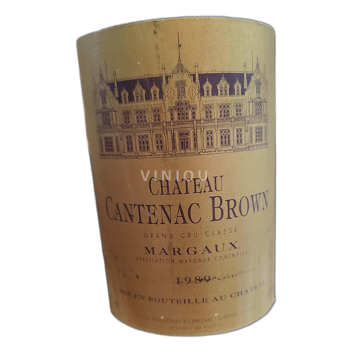 Bordeaux Margaux Chateau Cantenac Brown 1989
