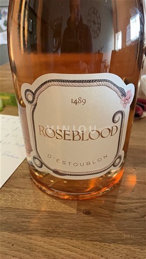 Alpes e regiões Ródano Alpilles Château Estoublon Roseblood 1489 Não Sazonado