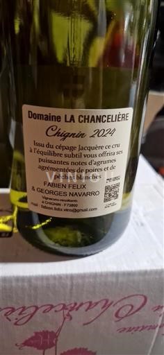 Savoie và Bugey Chignin Domaine La Chancelière 2024
