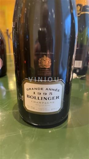 Šampanja Šampanjec Bollinger Grande Année 1995