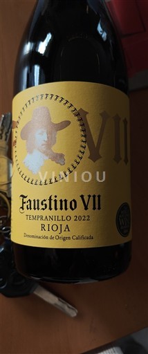 La Rioja Rioja Faustino VII Tempranillo 2022