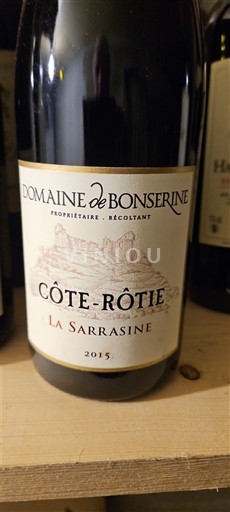 Rhônevallei Côte-rôtie Domaine Bonserine La Sarrasine 2015