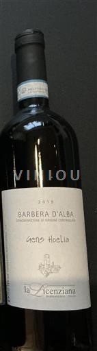 Piemonte Barbera d'Alba La Vigenziana Gena Hoelia 2019