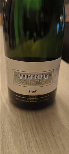 Champagne Alexandre Merlin Icke årgångsbetecknad