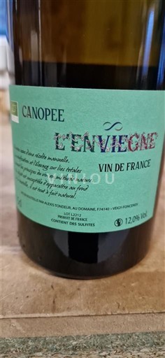 Vallée de la Loire Canopée L'Enviegné Non Millésimé