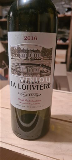 Bordéus Pessac-Léognan Château La Louvière 2016