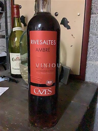 Rosellón Rivesaltes Domaine Cazes Ambré 2002