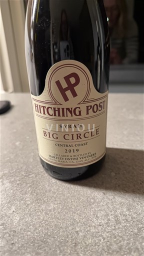 Vùng trồng nho được cấp phép California Central Coast Hitching Post Big Circle 2019