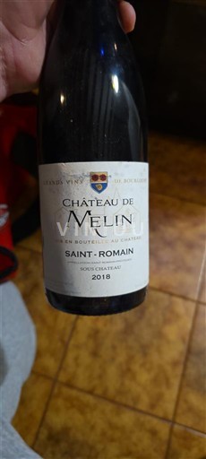 Bourgogne Saint-Romain Château Melin Sous Château 2018