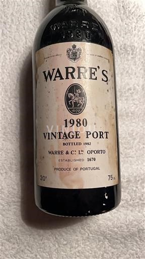 Bồ Đào Nha Porto Warre's Vintage Port 1980