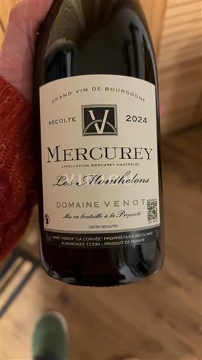Bourgogne Mercurey Domaine Venot Les Monthelons 2024