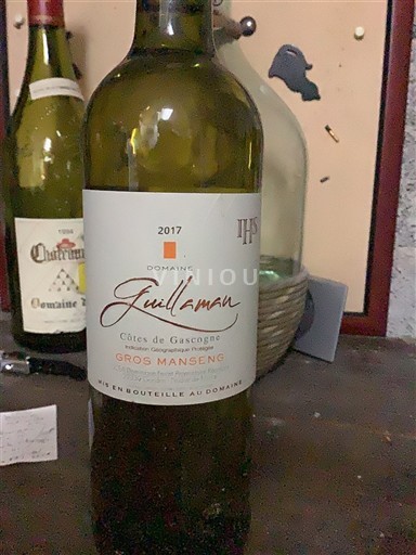 Sydvestfrankrig Côtes de Gascogne Domaine Guillaman Gros Manseng 2017