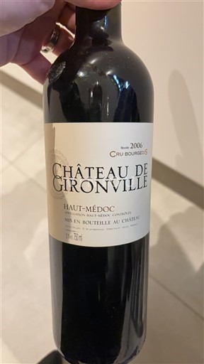 Bordeaux Haut-Médoc Château Gironville 2006