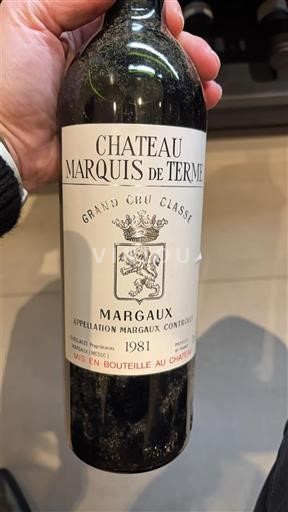 Bordeaux Margaux Château Marquis de Terme 1981