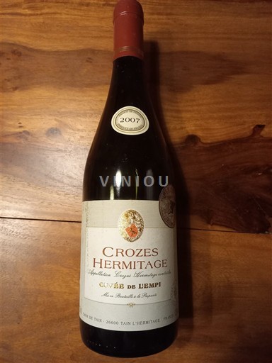 Thung lũng Rhône Crozes-hermitage Cave de Tain de l'Empi 2007