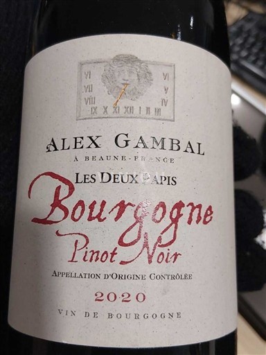 Bourgogne Alex Gambal Les Deux Papis 2020