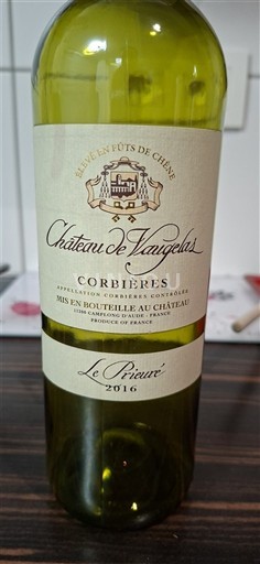 Langvedok Corbières Château Vaugelas Le Prieuré 2016