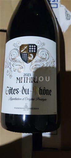 Alpes và các vùng Rhodanien Ardèche Vignerons Ardéchois Mithra 2023