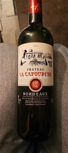 Bordeaux Château La Cafourche 2014